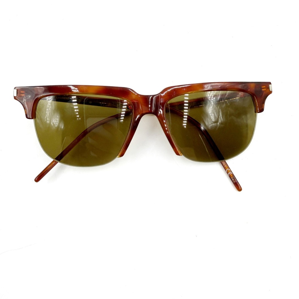 Saint Laurent Sunglasses Tortoiseshell SL420 Silver Metal Half Frame - Picture 4 of 11